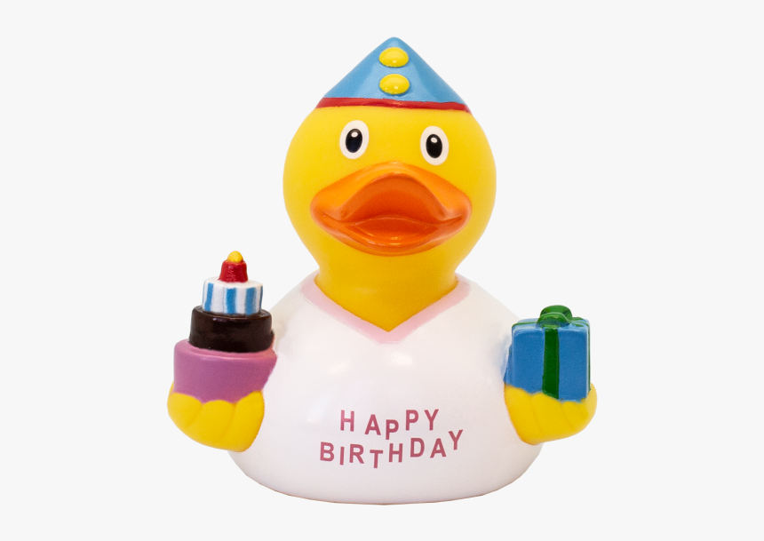 Lilalu Geburtstagsente Mädchen Frontansicht - Happy Birthday Rubber Duck, HD Png Download