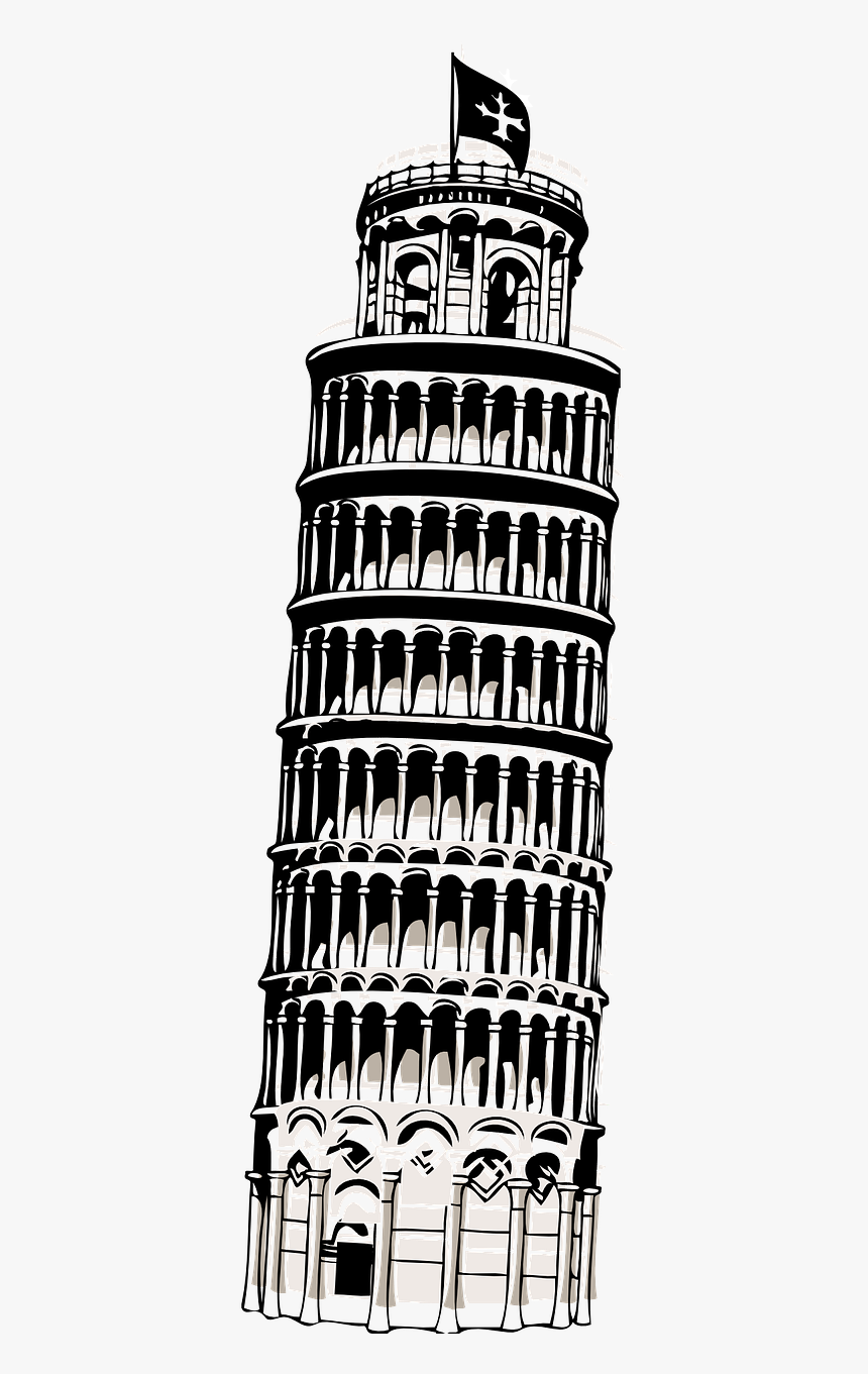 Tower Of Pisa Art, HD Png Download
