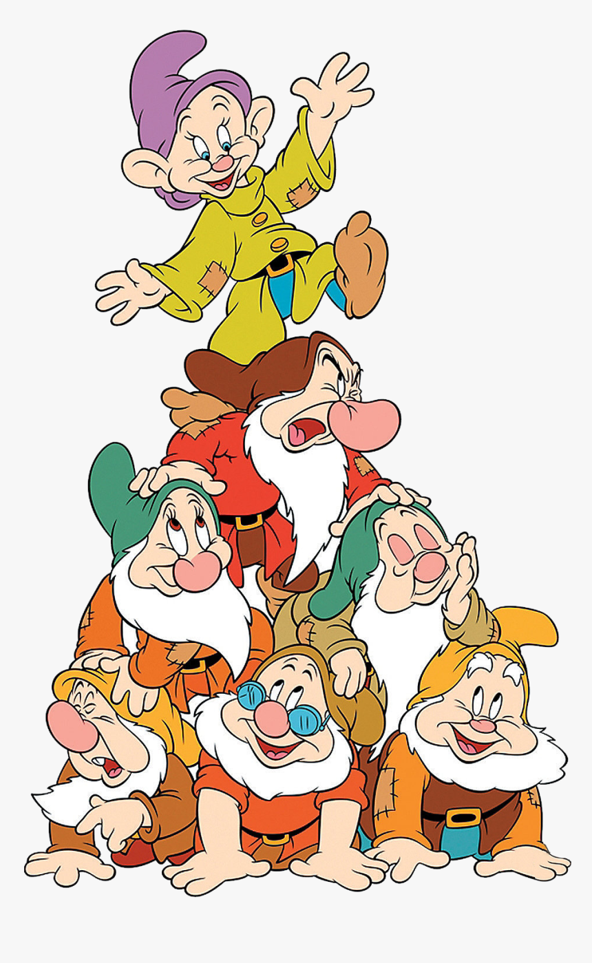 7 Dwarfs Snow White, HD Png Download