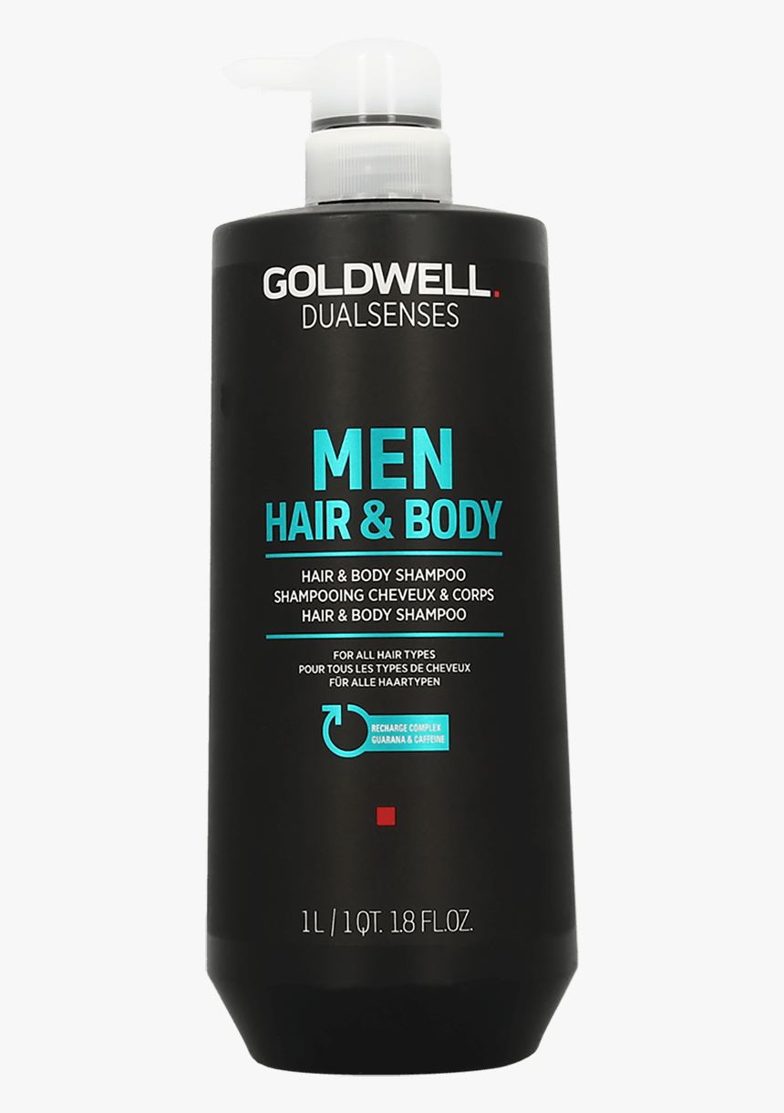 Goldwell Dualsenses Men Hair & Body Shampoo 1000ml - Goldwell Topchic, HD Png Download