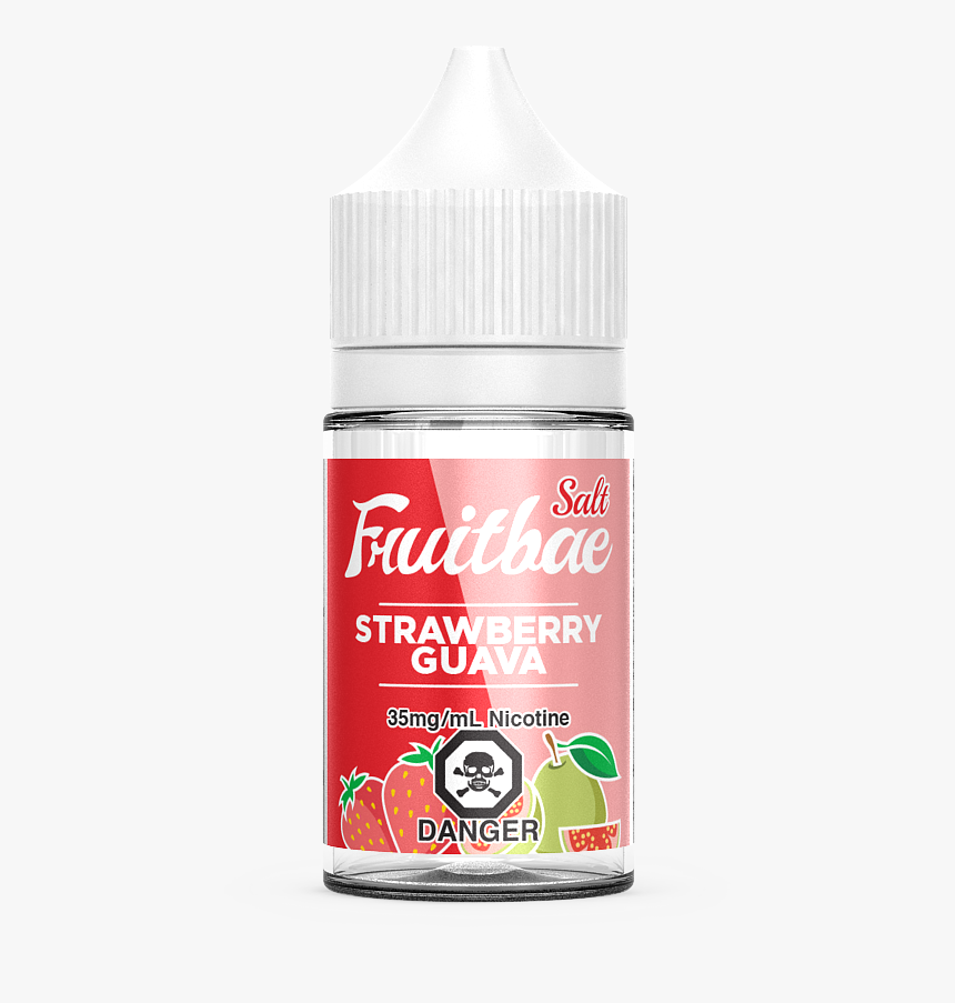 Strawberry Guava Salt E-liquid - Plastic Bottle, HD Png Download