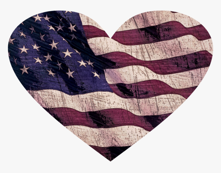#heart #flagheart #red#white #blue#stars
#patriotic - Flag Of The United States, HD Png Download