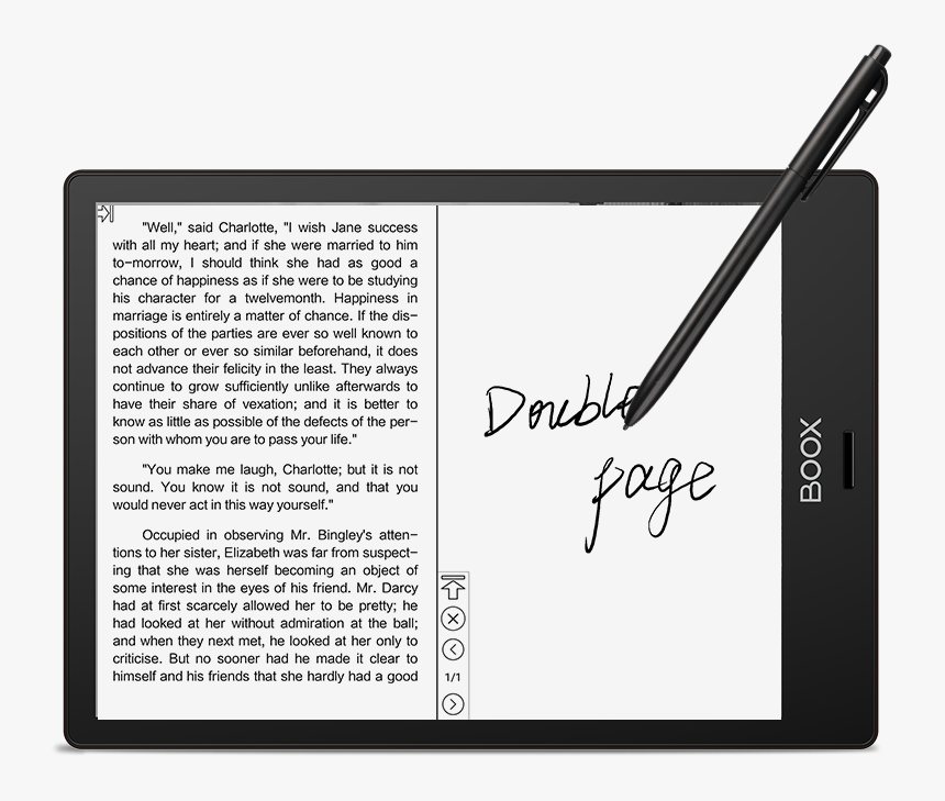 3 Inch Hd Mobius Carta Flexible Screen E-reader Boox - Onyx Boox, HD Png Download