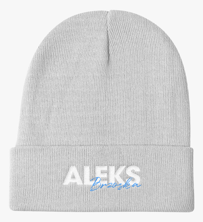 Aleks Brzoska Unisex White Beanie Hat - Beanie, HD Png Download