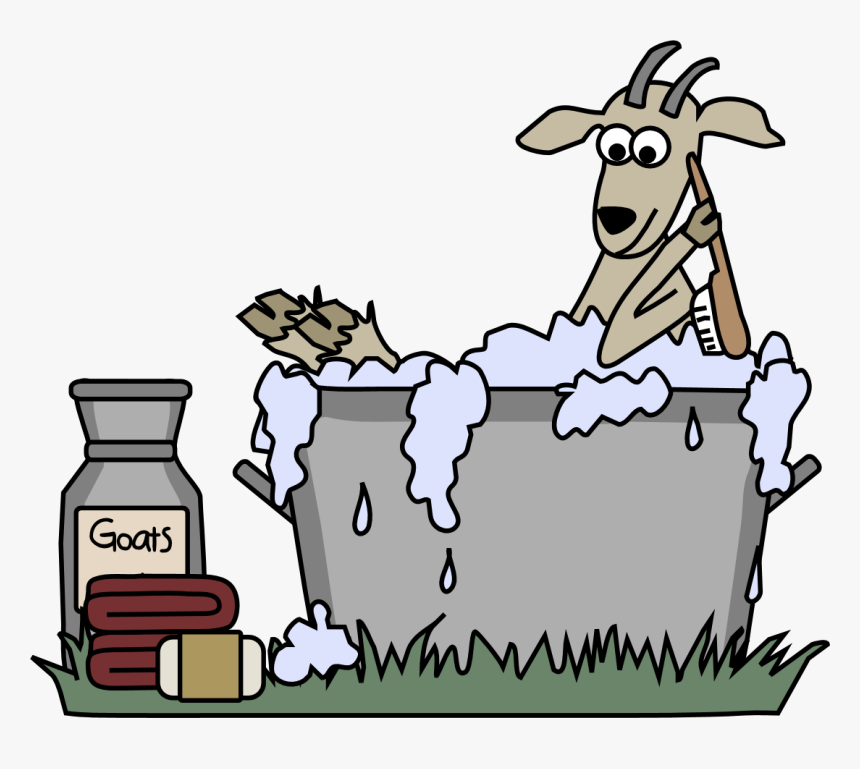 Dog In Tub Clipart - Goat Milk Clip Art Free, HD Png Download