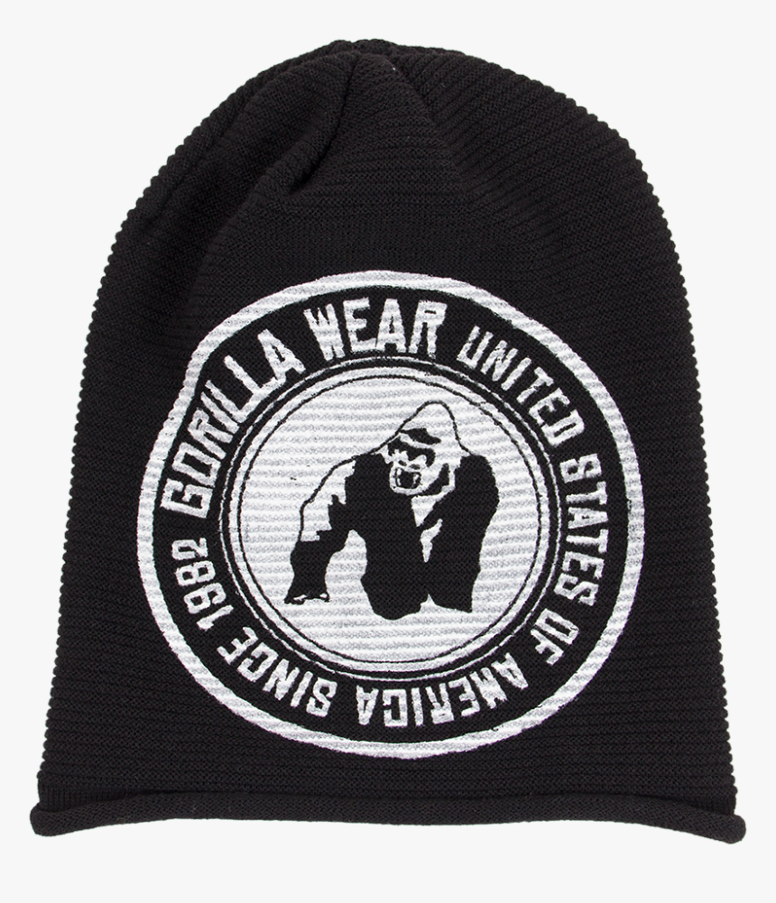 Oxford Beanie - Black - Logo New Gorilla Wear, HD Png Download