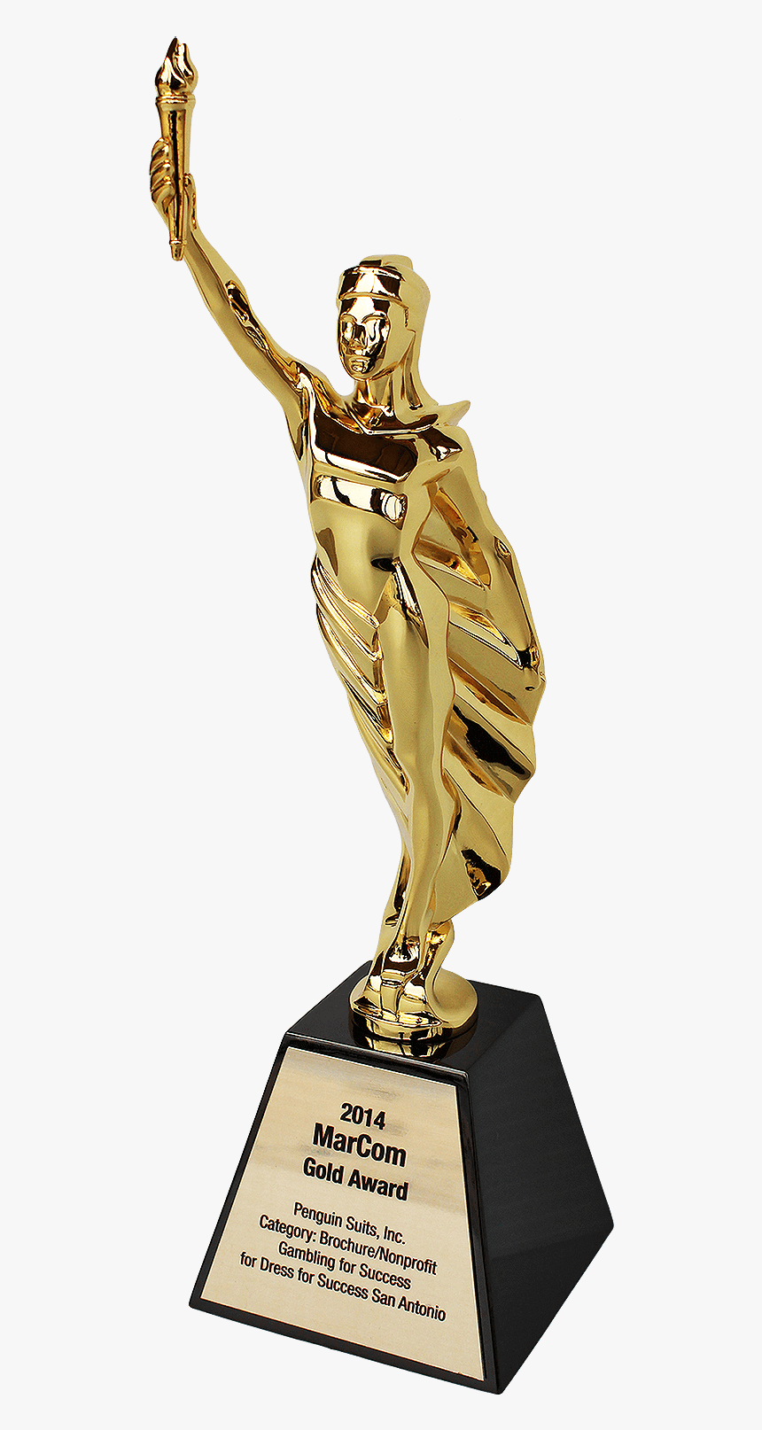 Marcomaward Cutout - Gold Marcom Award Logo, HD Png Download