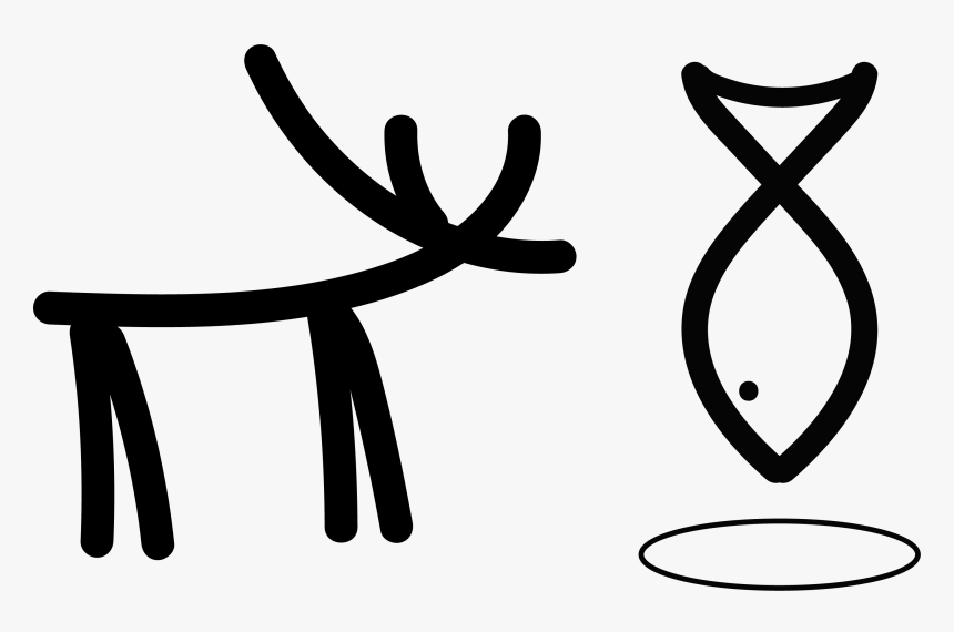 Reindeer And Icefishing, HD Png Download