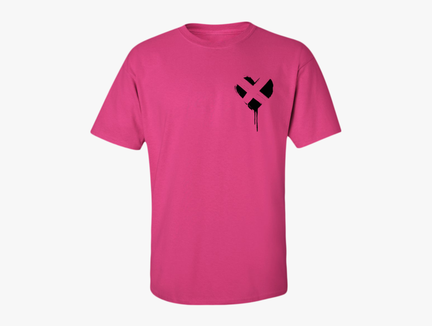 Pink Heart Tee - T-shirt, HD Png Download