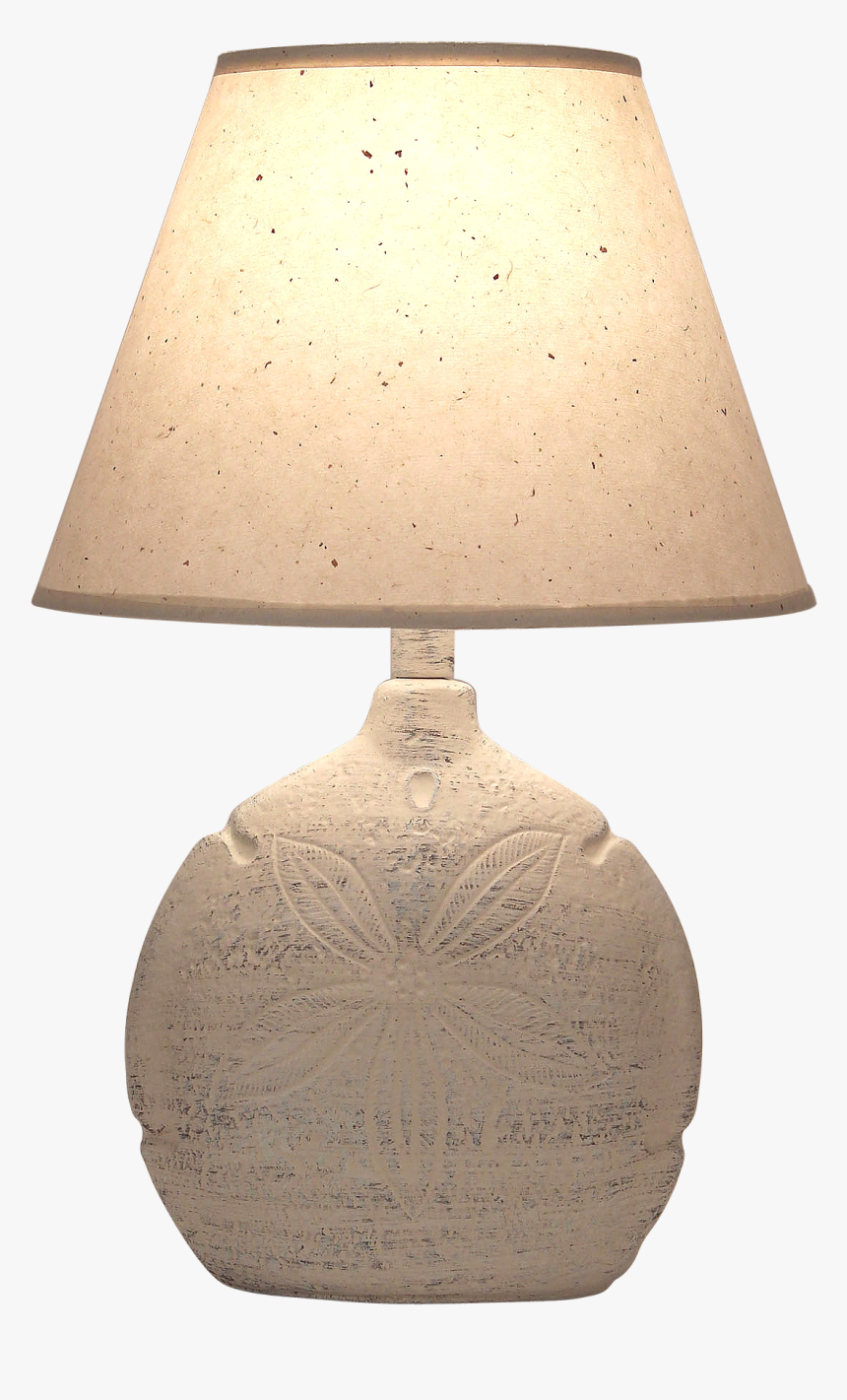 Cottage Sand Dollar Accent Lamp - Lamp, HD Png Download