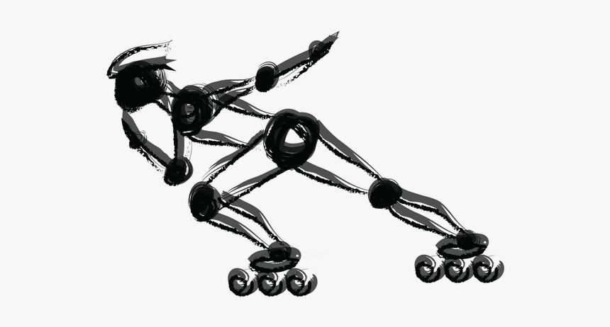 T Shirt Inline Skate, HD Png Download