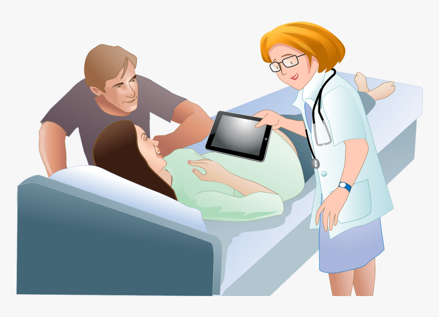 Medical Care During Pregnancy Cartoon, HD Png Download
