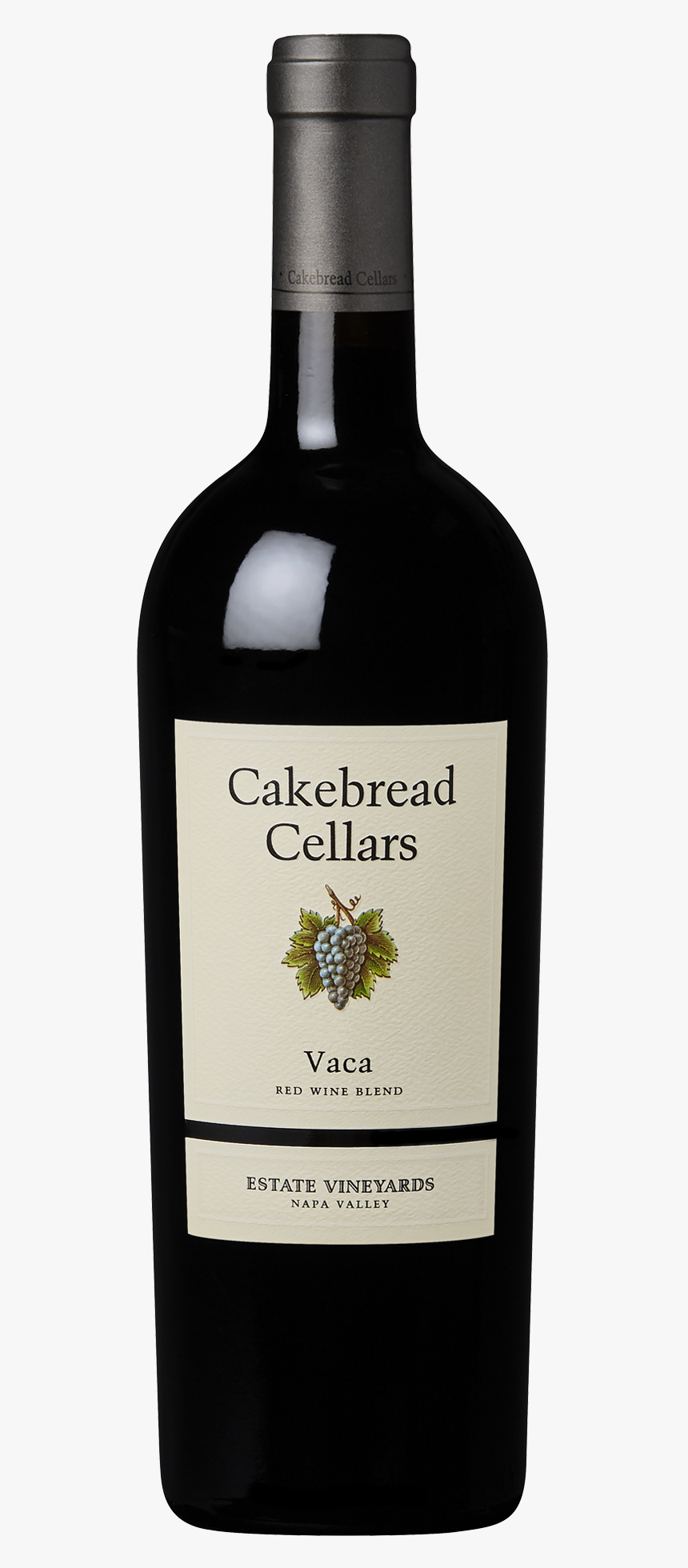 Cakebread Cellars Vaca Napa Valley Bottle Shot Image - Wine Bottle, HD Png Download