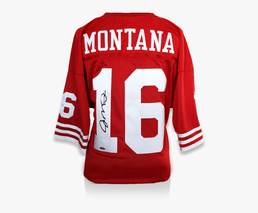 Joe Montana Signed Jersey 1989, HD Png Download