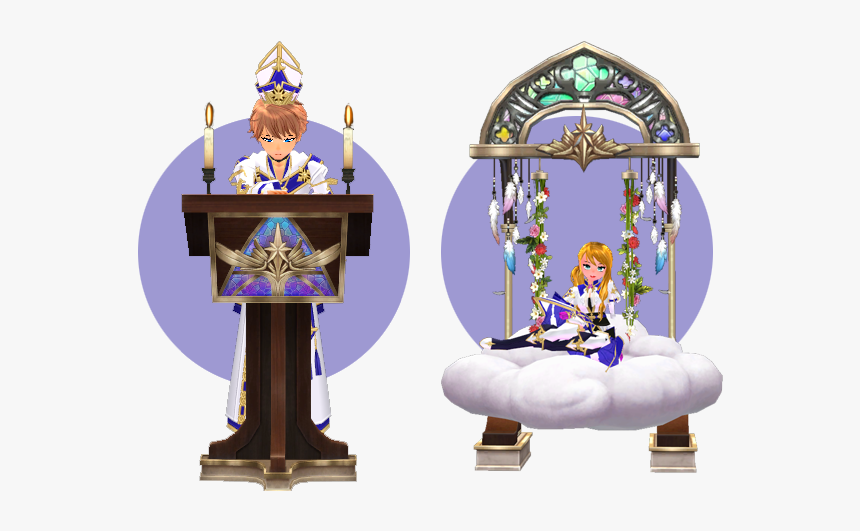 Sl Chairsv2 - Mabinogi Sacred Light Swing Chair, HD Png Download
