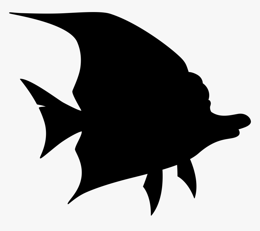 Clip Art Marine Mammal Silhouette Black M - Billfish, HD Png Download