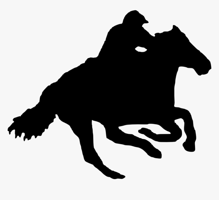Free Png Horse Riding Silhouette Png - Race Silhouette Transparent Horse, Png Download