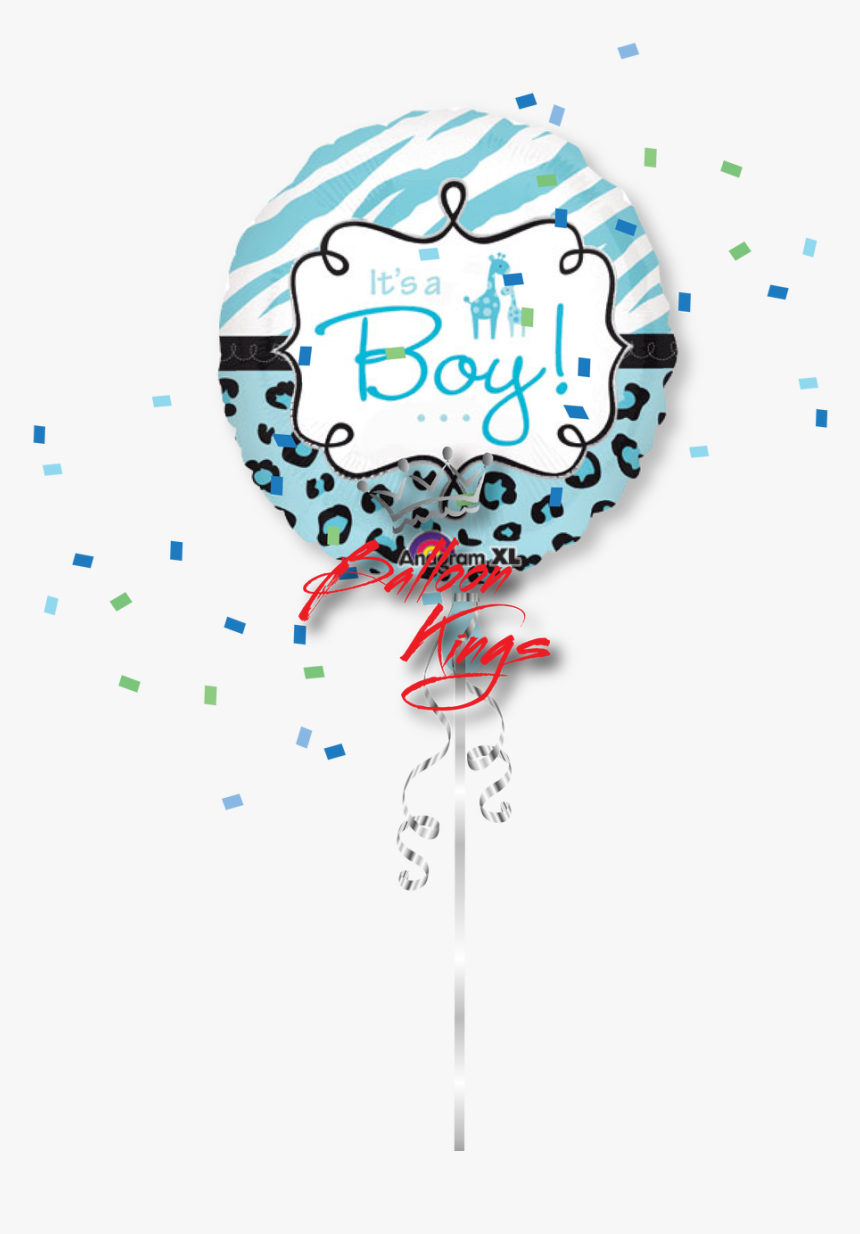 Its A Boy Safari - Its A Girl Balloon Giraffe 18, HD Png Download