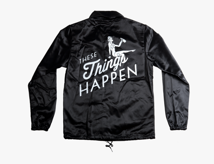These Things Happen Satin Jacket, HD Png Download