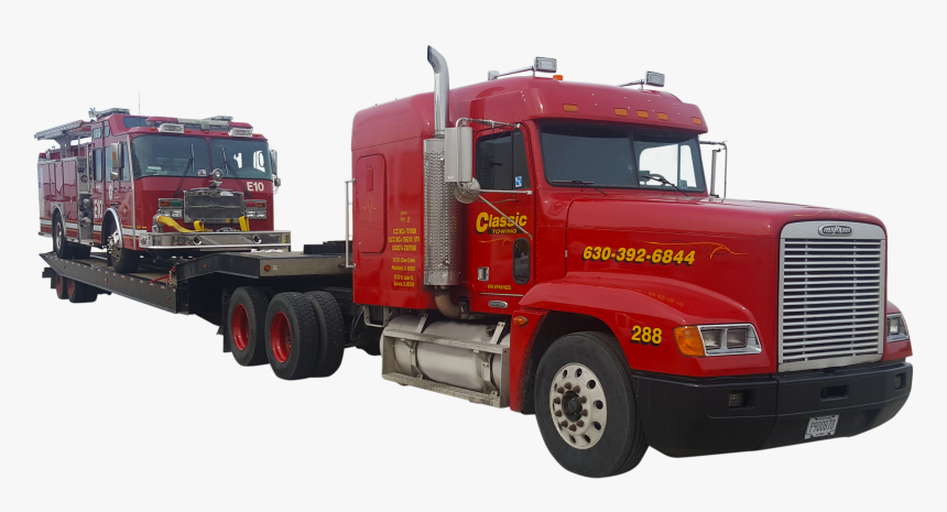Tow Truck With Big Rig, HD Png Download