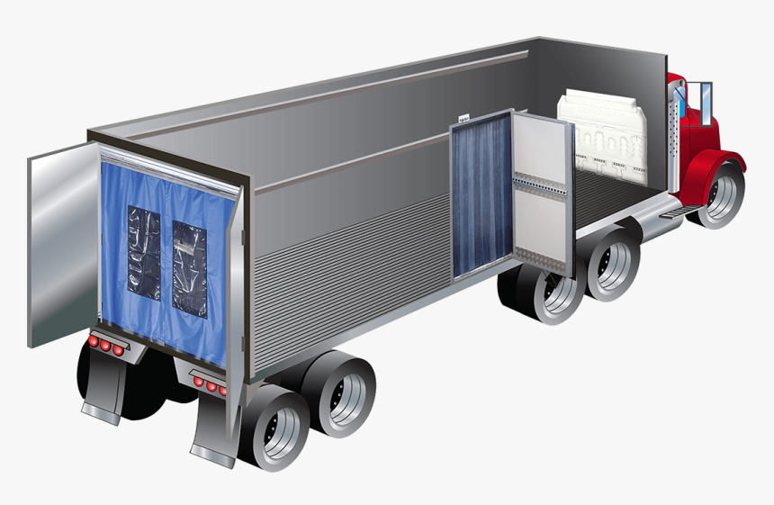 Itp Curtains Combo - Truck Air Chute, HD Png Download