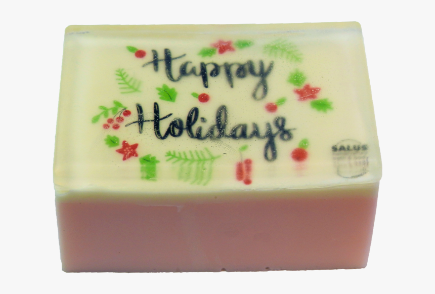 Happy Holidays Photo Soap - Cake, HD Png Download