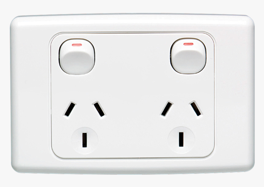 Wall Outlet Png - Clipsal 2000 Series Gpo, Transparent Png