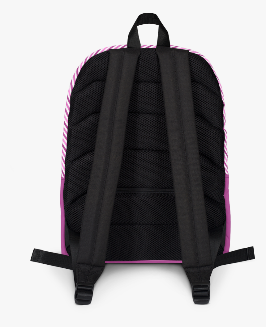 Personalized Pink Three Tone Stripes Gymnastics Backpack - Backpack, HD Png Download