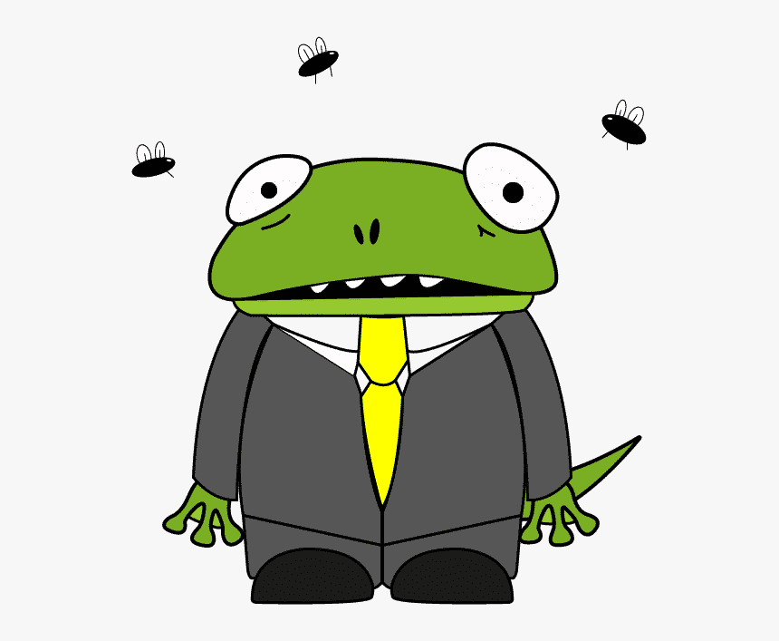 Business Frog - Cartoon, HD Png Download