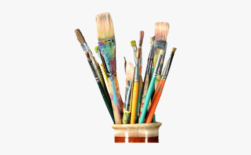 Art Brushes In A Cup, HD Png Download