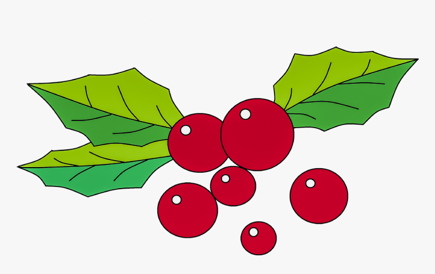 Christmas Red Berries Png, Transparent Png