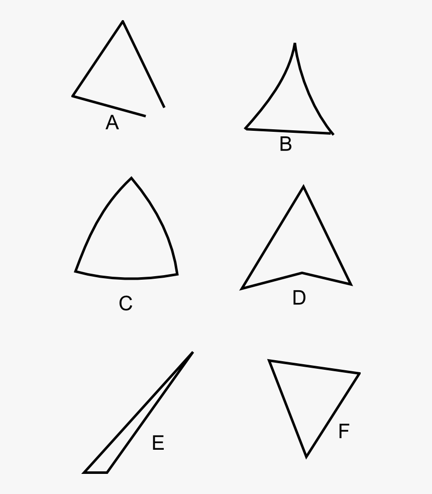 Van Hiele Triangle Examples - Van Hiele Modellen, HD Png Download