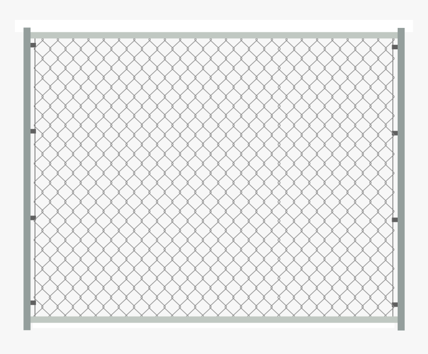 Broken Chain Link Fence Png - Transparent Background Calligraphy Border Png, Png Download