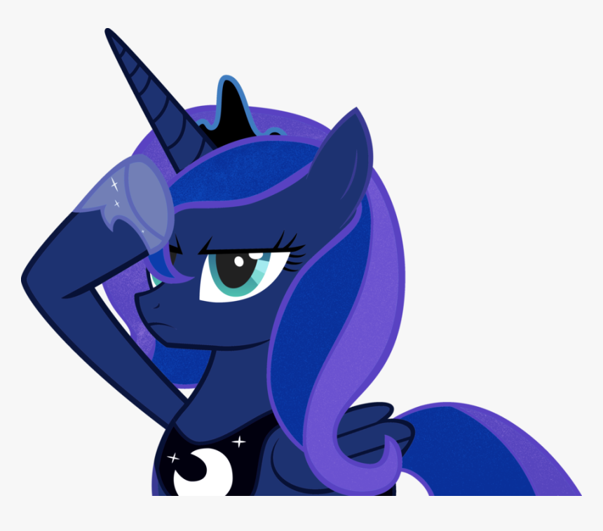 Mlp Salute Luna, HD Png Download