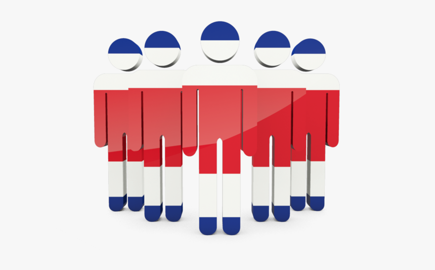 Download Flag Icon Of Costa Rica At Png Format - People Of Thailand Flag Transparent Png, Png Download