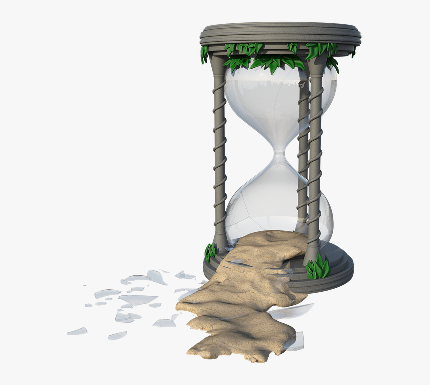 Broken Hourglass, HD Png Download