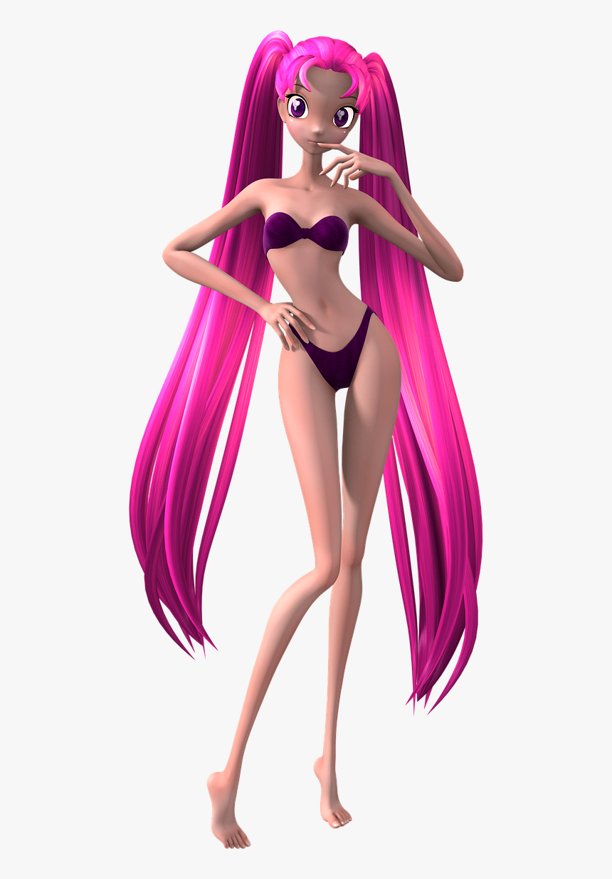 Manga Hair, HD Png Download