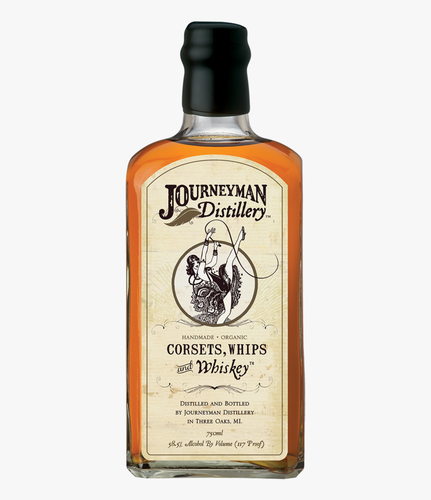 Corsets Whips Whiskey - Journeyman Distillery Whiskey Featherbone Bourbon, HD Png Download