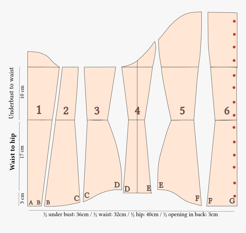 Making A Corset Pattern Hd Png Download Transparent Png Image Pngitem