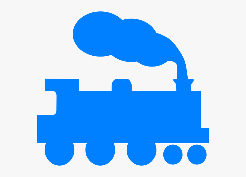 Train Silhouette Cliparts - Train Clip Art, HD Png Download