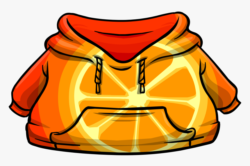 Club Penguin Rewritten Wiki - Juice Wrld Hoodie Orange, HD Png Download