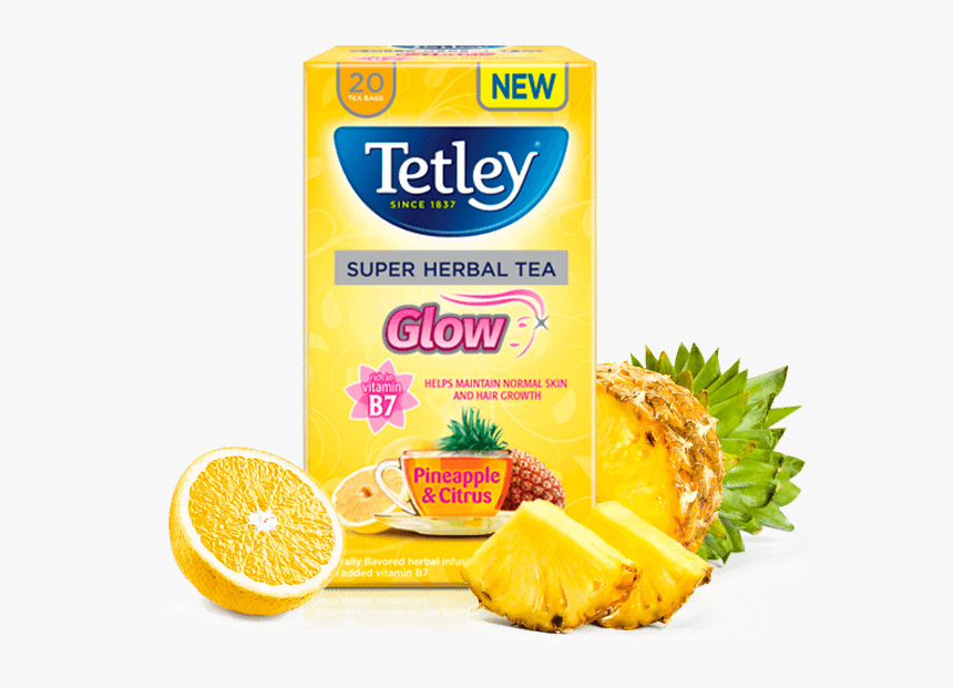 Pineapple Citrus - Tetley Metabolism Tea, HD Png Download