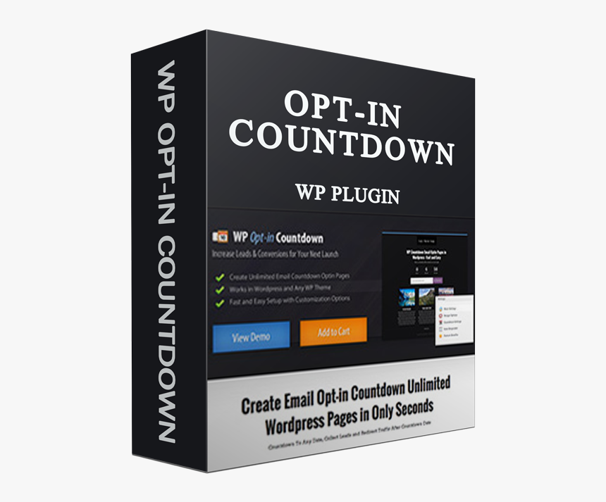 Wp Opt In Countdown Wp Opt In Countdown Plugin - Poster, HD Png Download