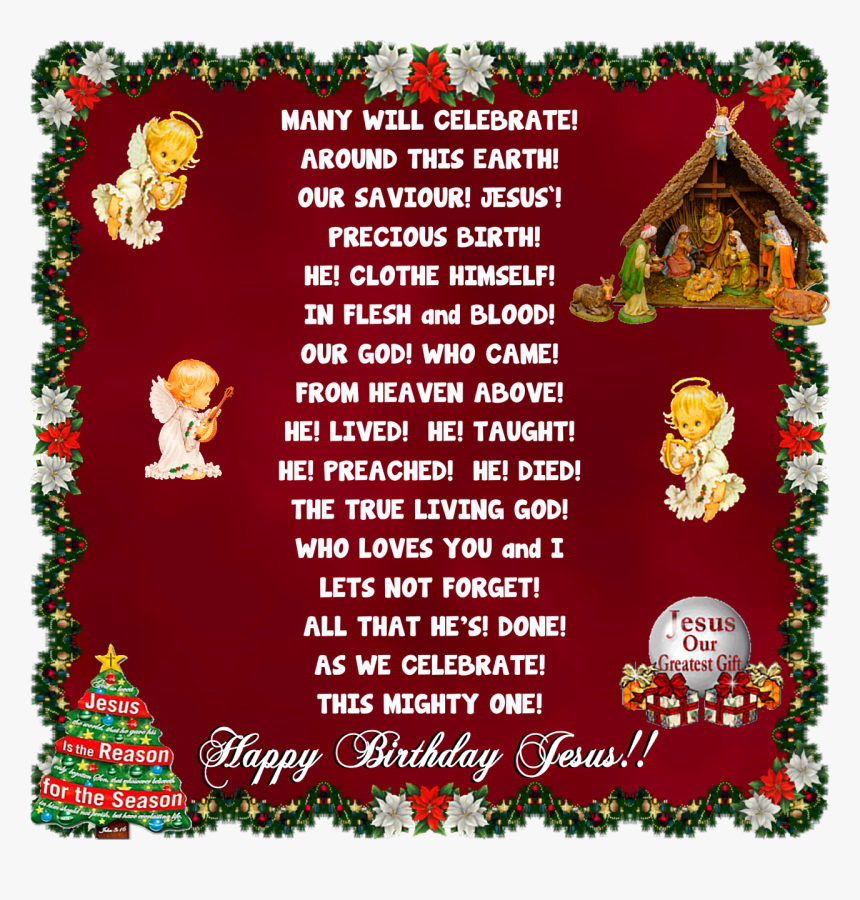 Let's Celebrate The Birth Of Jesus, HD Png Download
