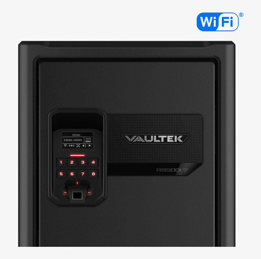 Front View Of The Vaultek Rifle Safe Showing The Biometric - Wi-fi, HD Png Download