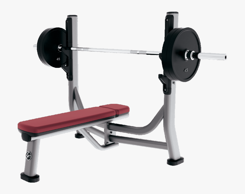 Gym Fitness Equipment Png - Life Fitness Olympic Bench, Transparent Png