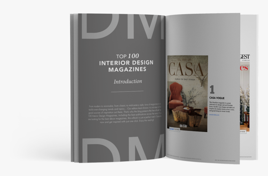 Interior Design Magazines - Flyer, HD Png Download