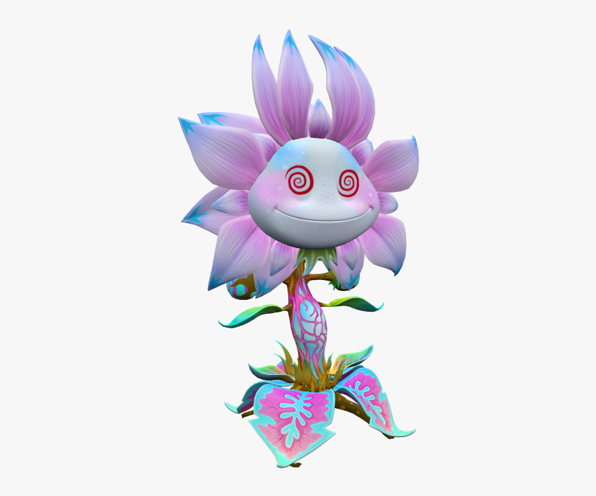 Download Zip Archive - Hypno Flower Pvz Gw2, HD Png Download