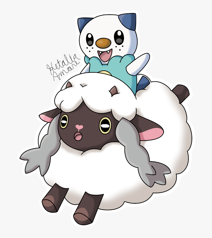 Oshawott And Wooloo, HD Png Download