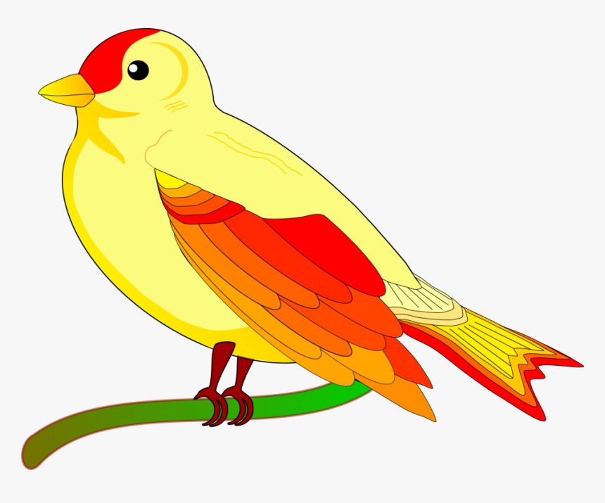 Yellow Bird Clipart Png - Animated Pictures Of Bird, Transparent Png